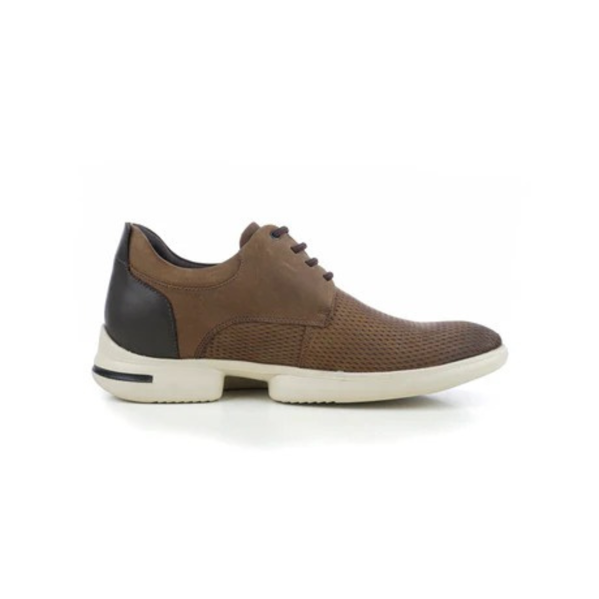 Max Denegri Mëxico - Zapatos casuales para hombre Derby Camel + 7cms de altura Logan