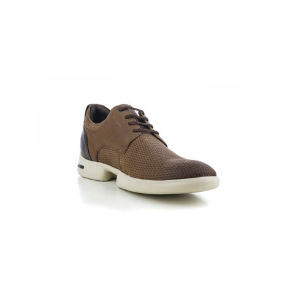 Max Denegri Mëxico - Zapatos casuales para hombre Derby Camel + 7cms de altura Logan