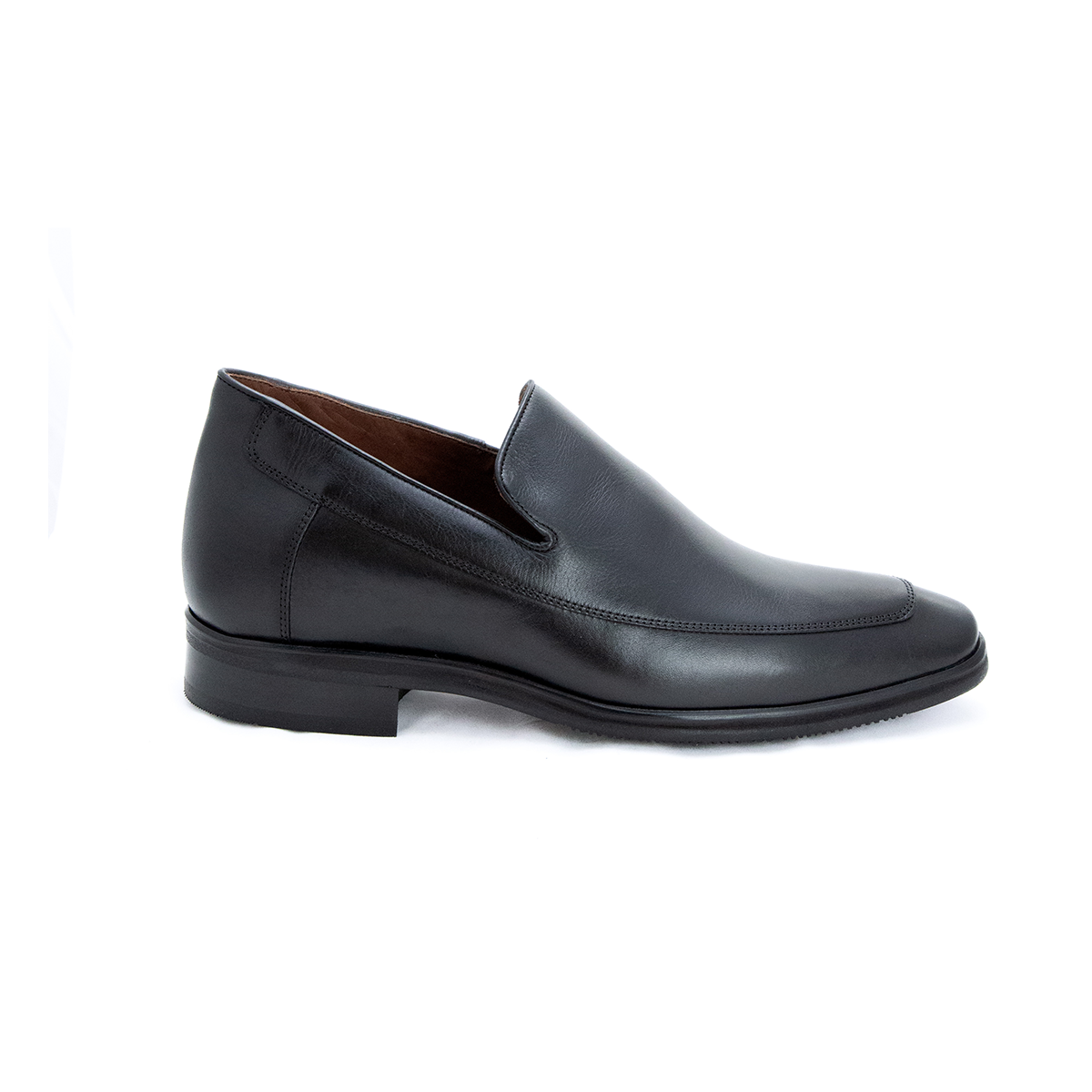 Max Denegri Mëxico - Zapatos de Vestir para hombre mocasín Negro 7cms de Altura New Castle