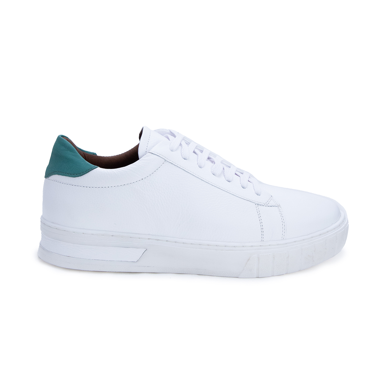 Max Denegri Mëxico - Tenis Casuales Blanco-Verde +7cm de Altura para hombre Houston