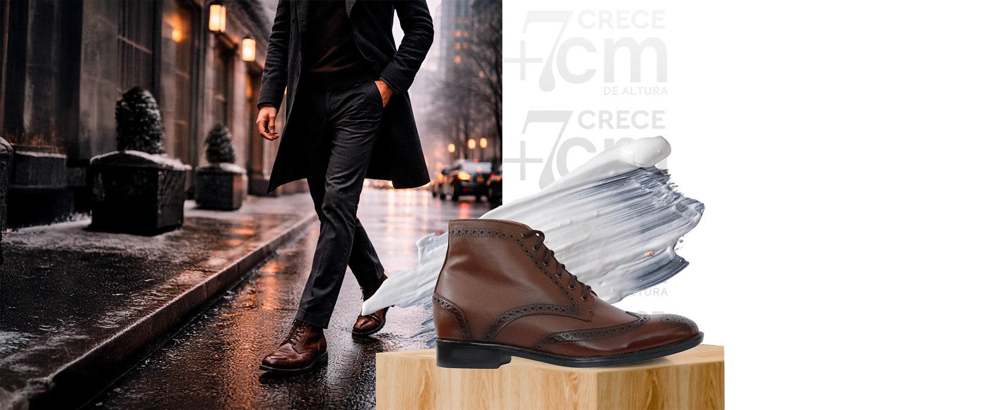 Tendencias de calzado masculino para este invierno: elegancia, textura y +7 cm de altura