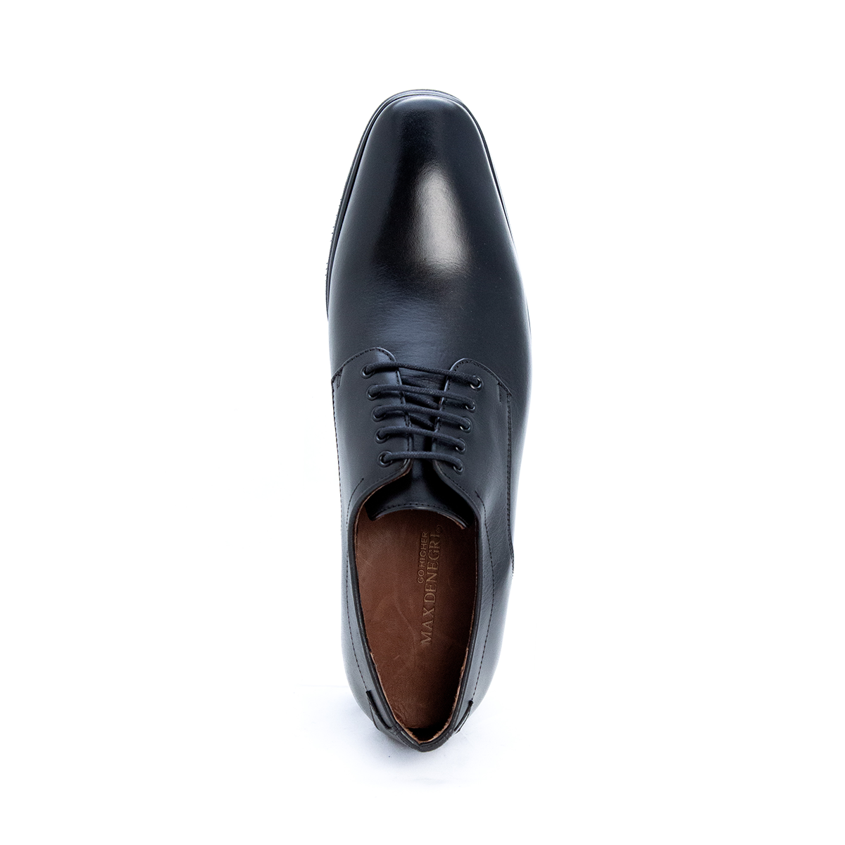 Max Denegri Mëxico - Zapatos de Vestir para hombre derby Negro 7cms de Altura Bristol
