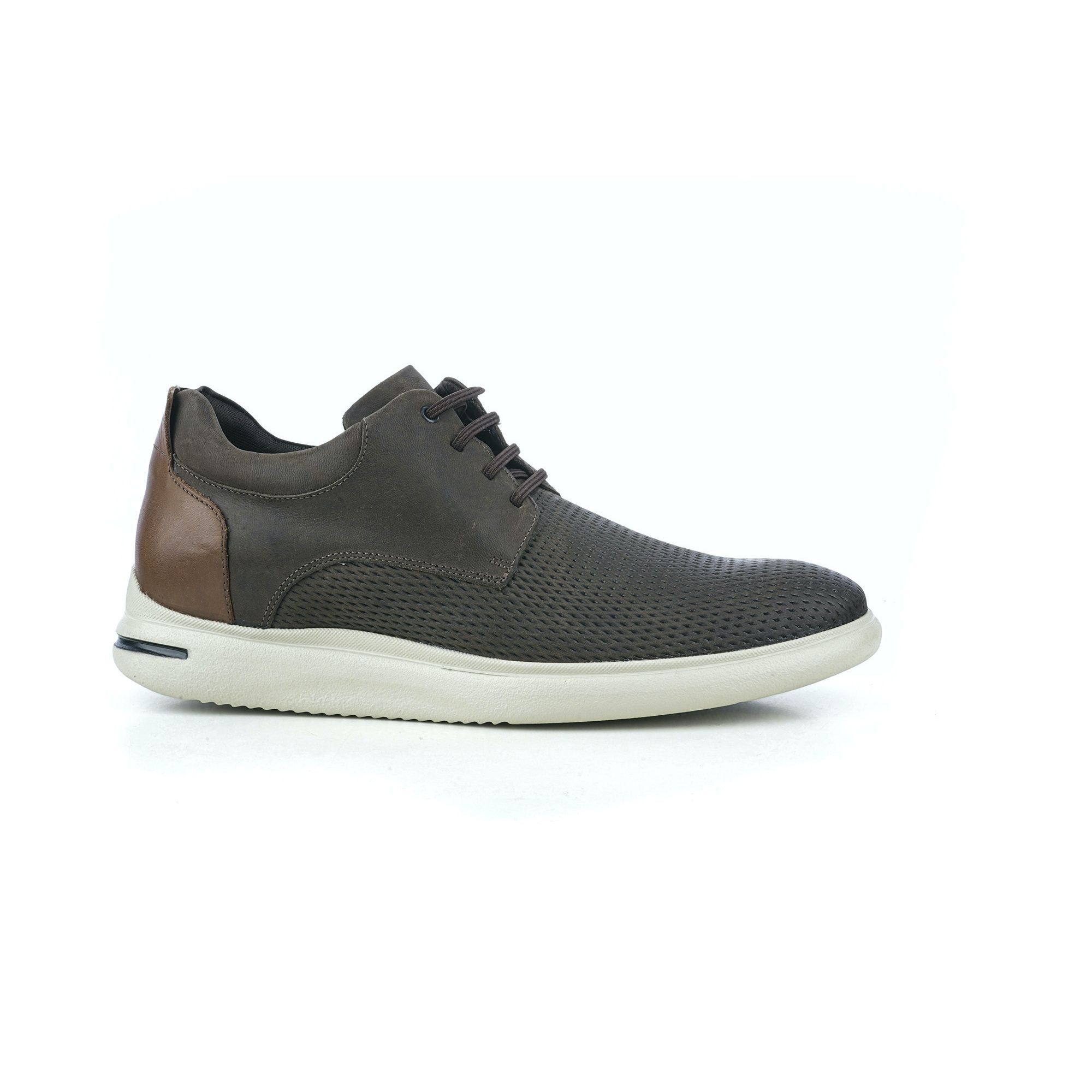 Max Denegri Mëxico - Zapatos casuales para hombre Derby Café + 7cms de altura Logan