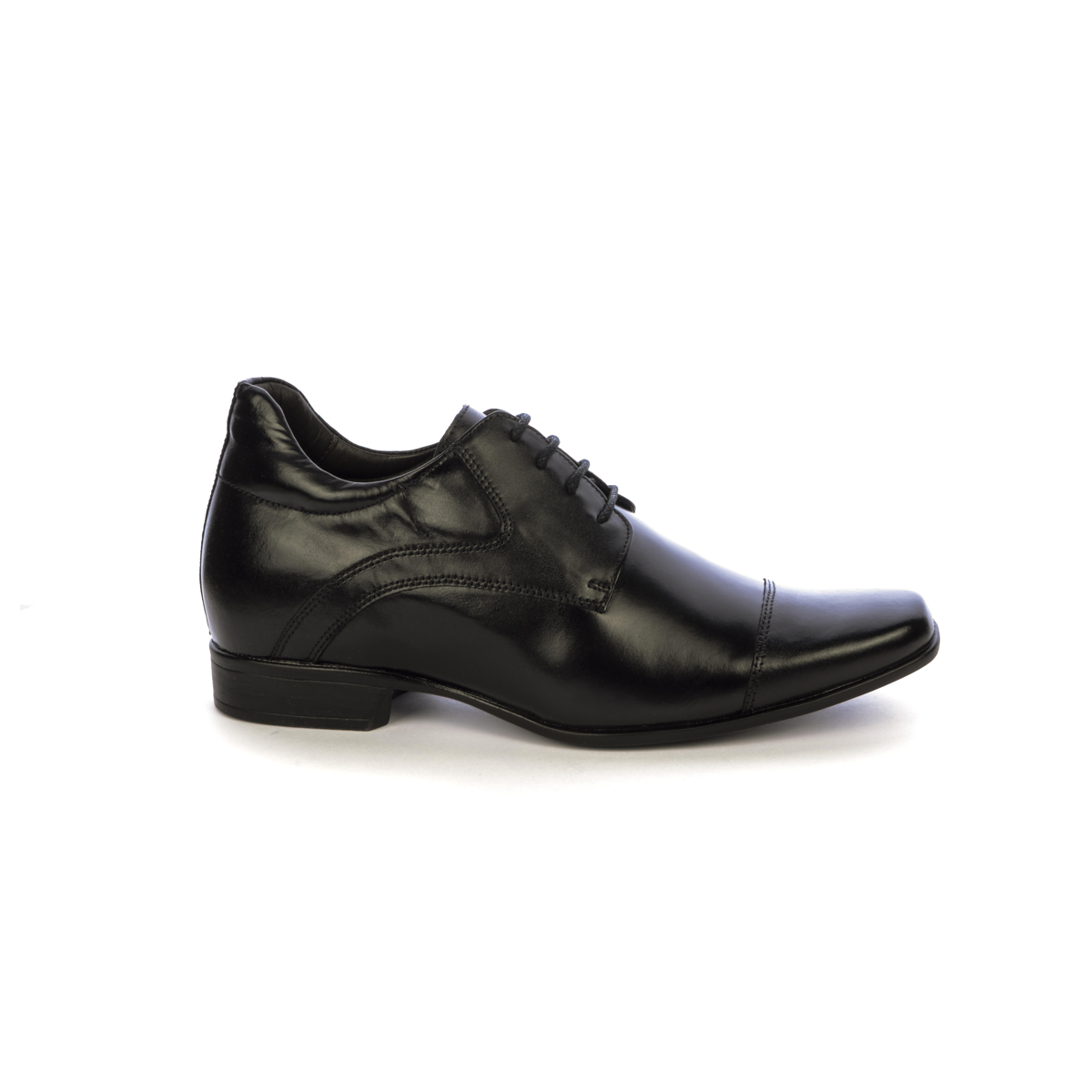 Max Denegri Mëxico - Zapatos de Vestir para hombre derby Negro 7cms de Altura Manhattan