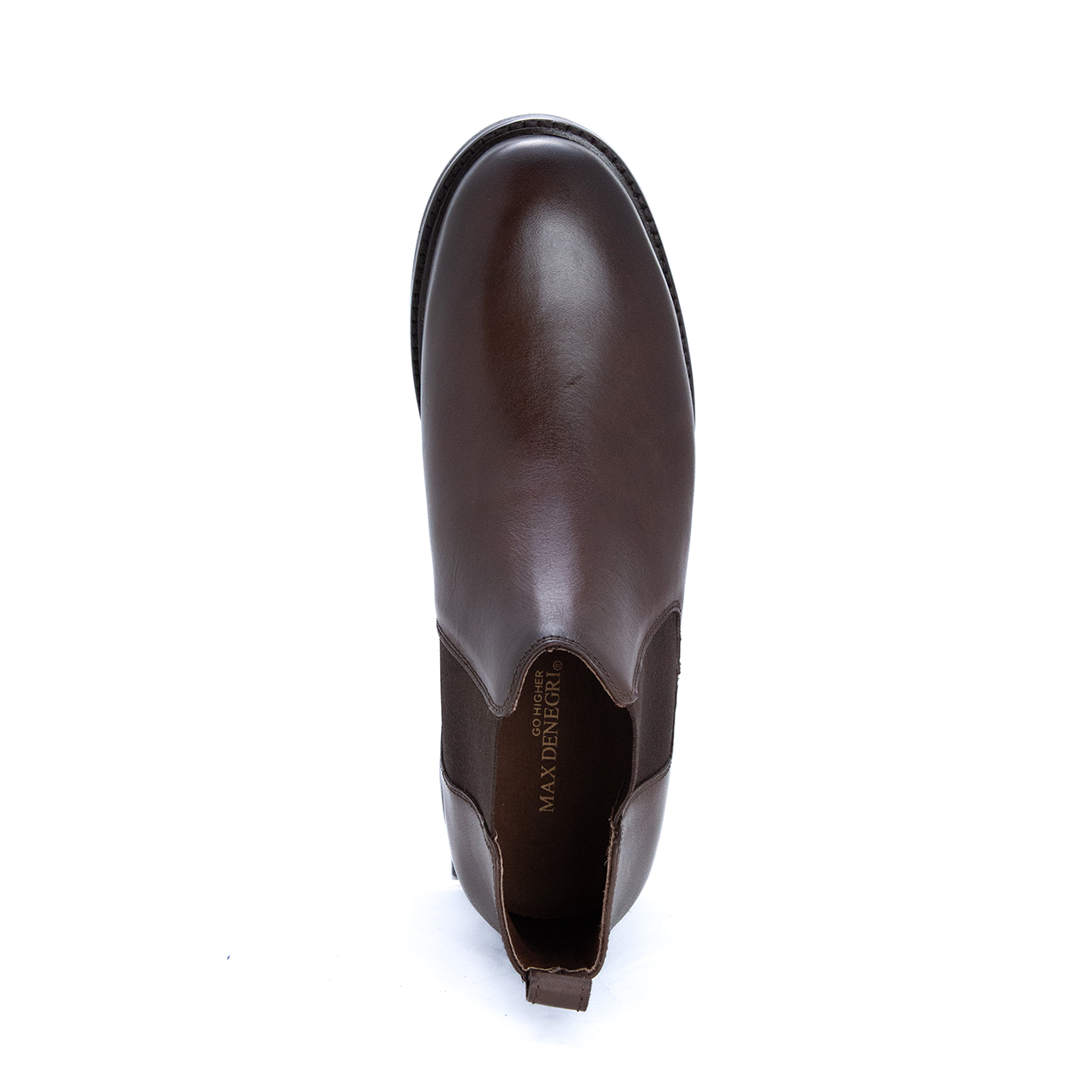 Max Denegri Mëxico - Botas Chelsea Café para hombre +7cm de Altura Tucson