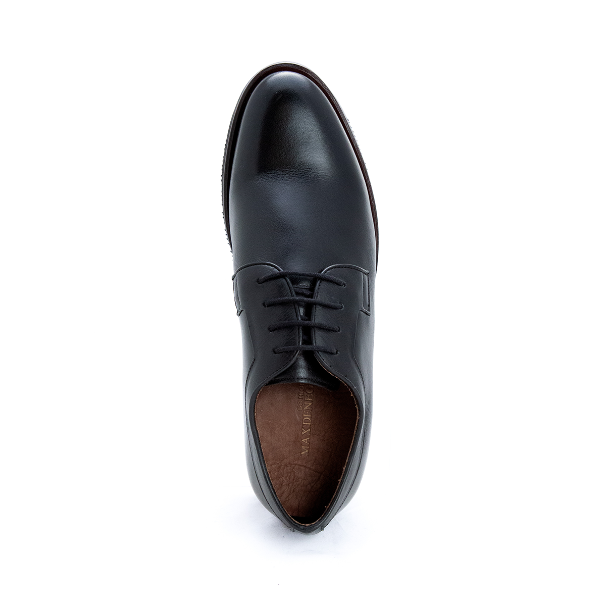 Max Denegri Mëxico - Zapatos Casuales para hombre Derby Negro +7cm de Altura Sunderland