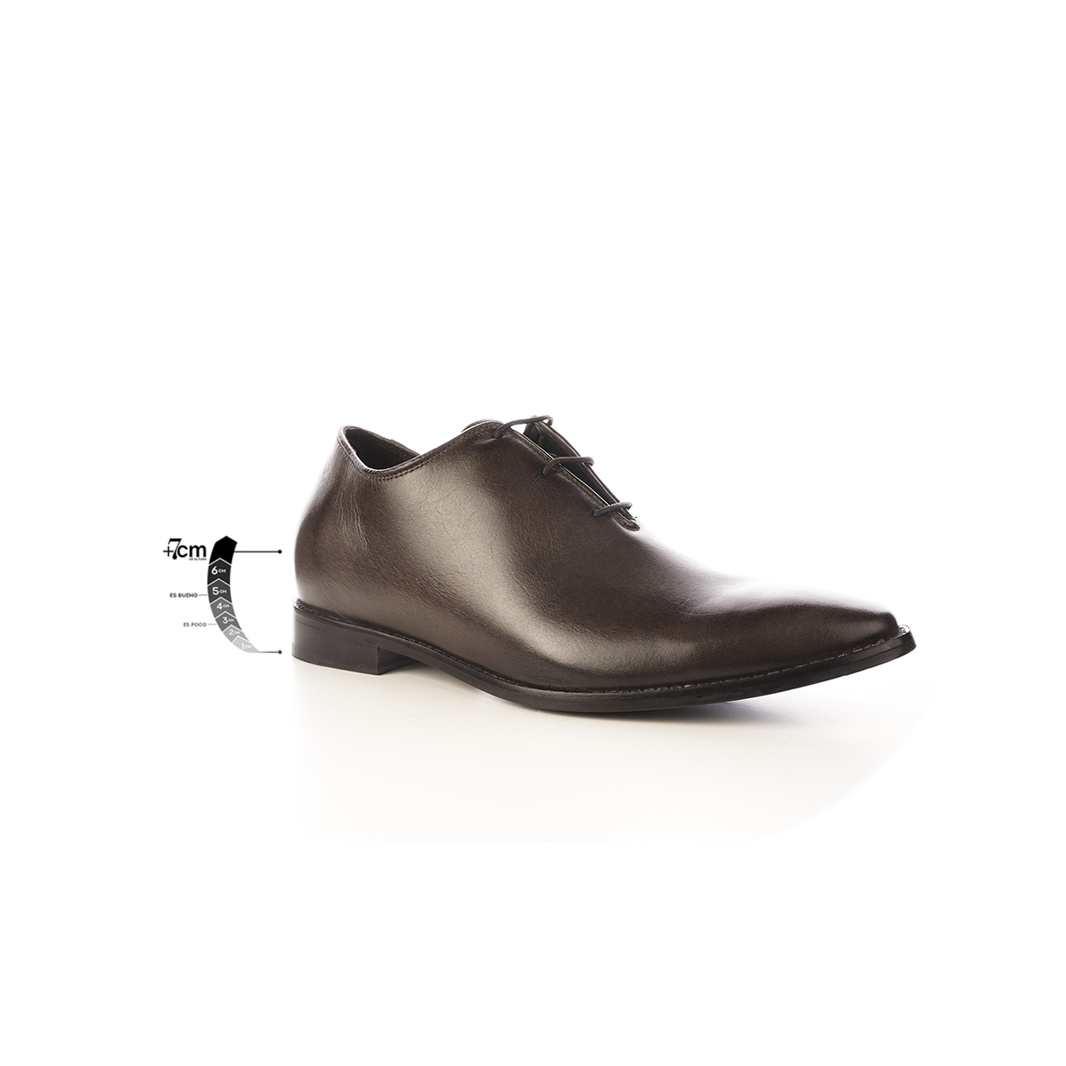 Max Denegri Mëxico - Zapatos de Vestir para hombre Whole Cut Café 7cms de altura Lawrence