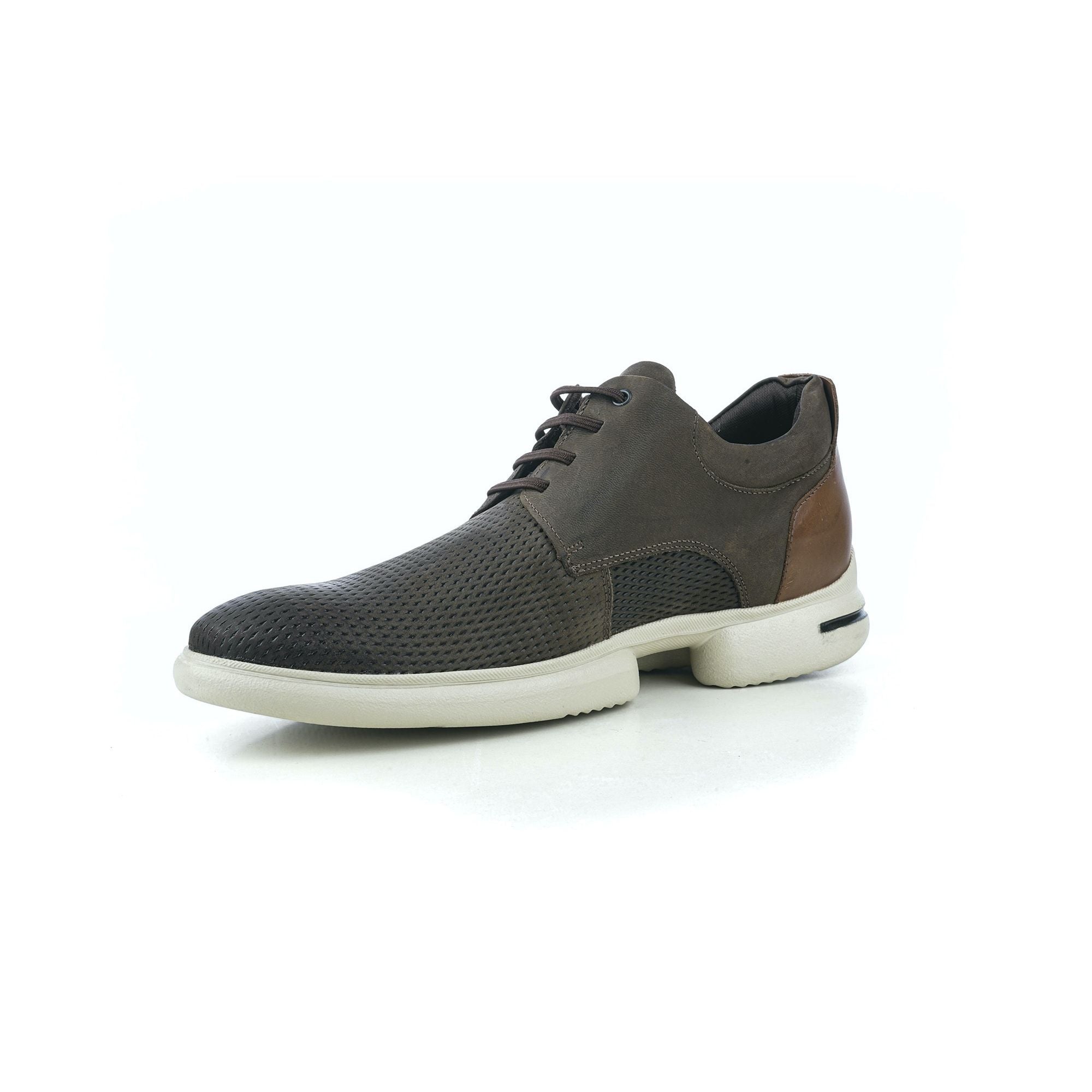 Max Denegri Mëxico - Zapatos casuales para hombre Derby Café + 7cms de altura Logan