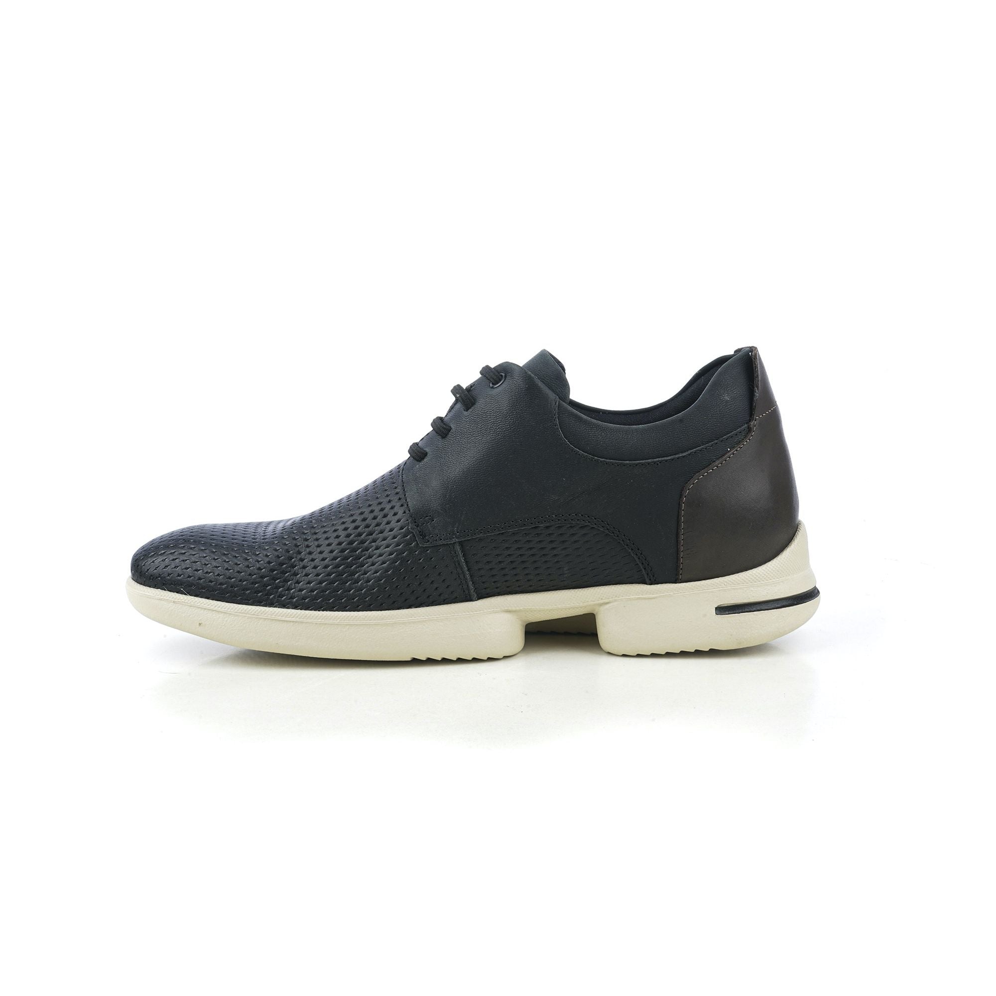 Max Denegri Mëxico - Zapatos casuales para hombre Derby Negro + 7cms de altura Logan