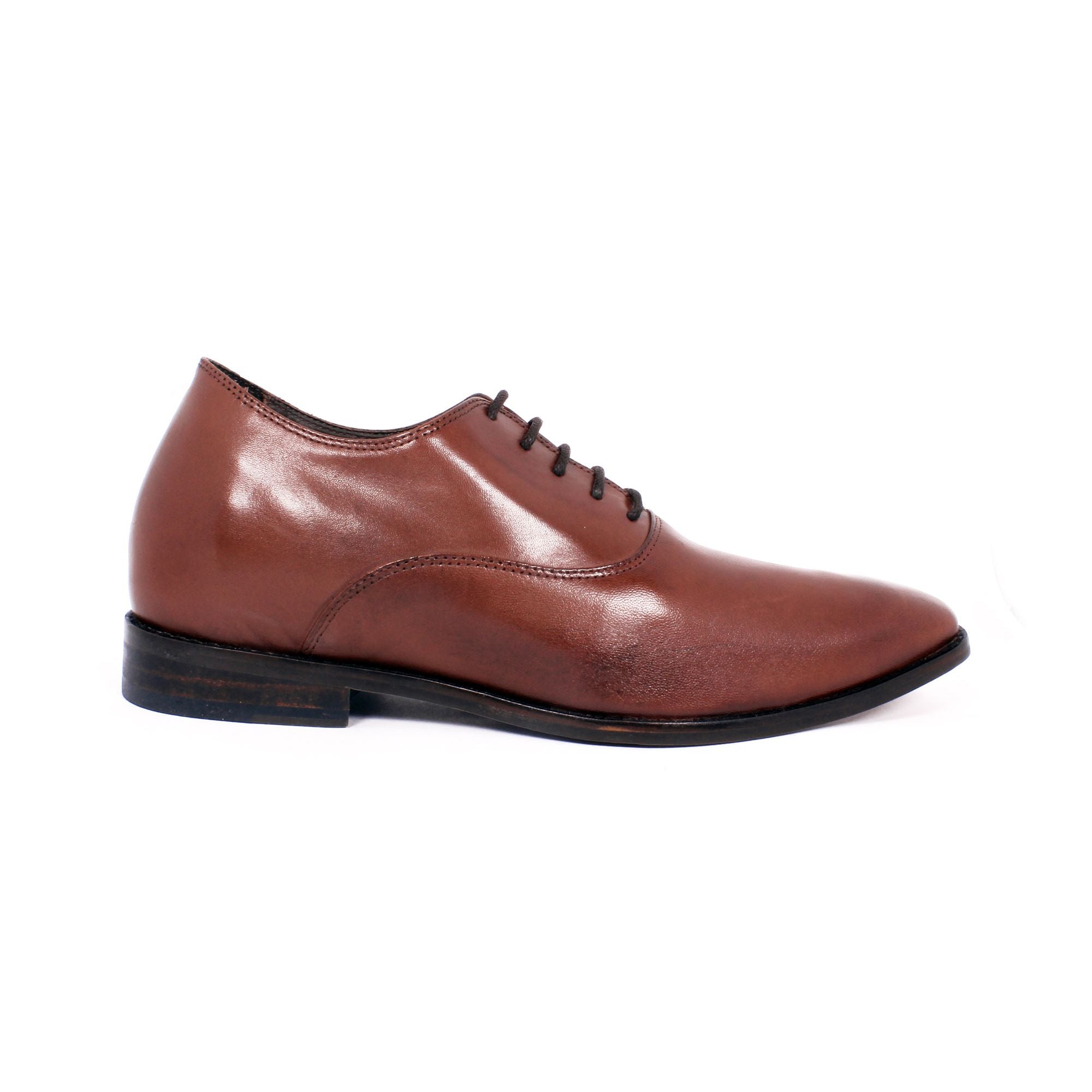 Max Denegri Mëxico - Zapatos de vestir para hombre Oxford Café 7cms de altura Elegant