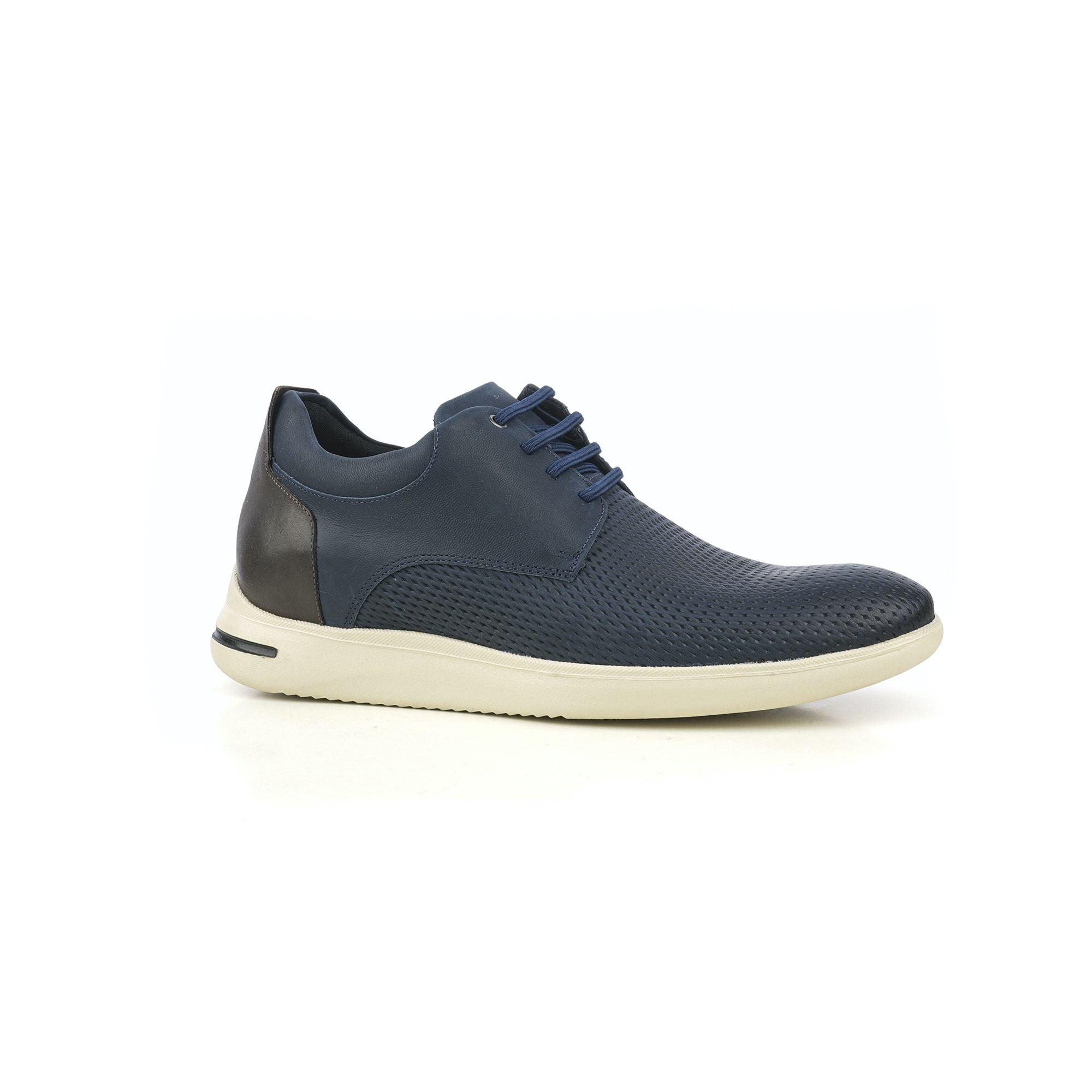 Max Denegri Mëxico - Zapatos casuales para hombre Derby Azul + 7cms de altura Logan