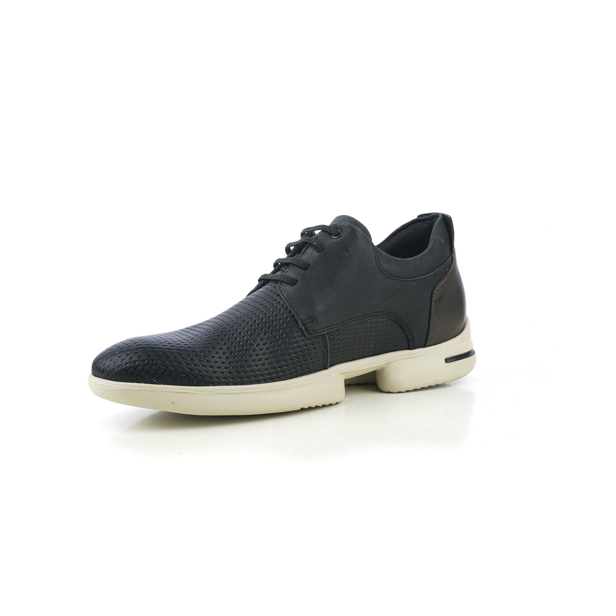 Max Denegri Mëxico - Zapatos casuales para hombre Derby Negro + 7cms de altura Logan
